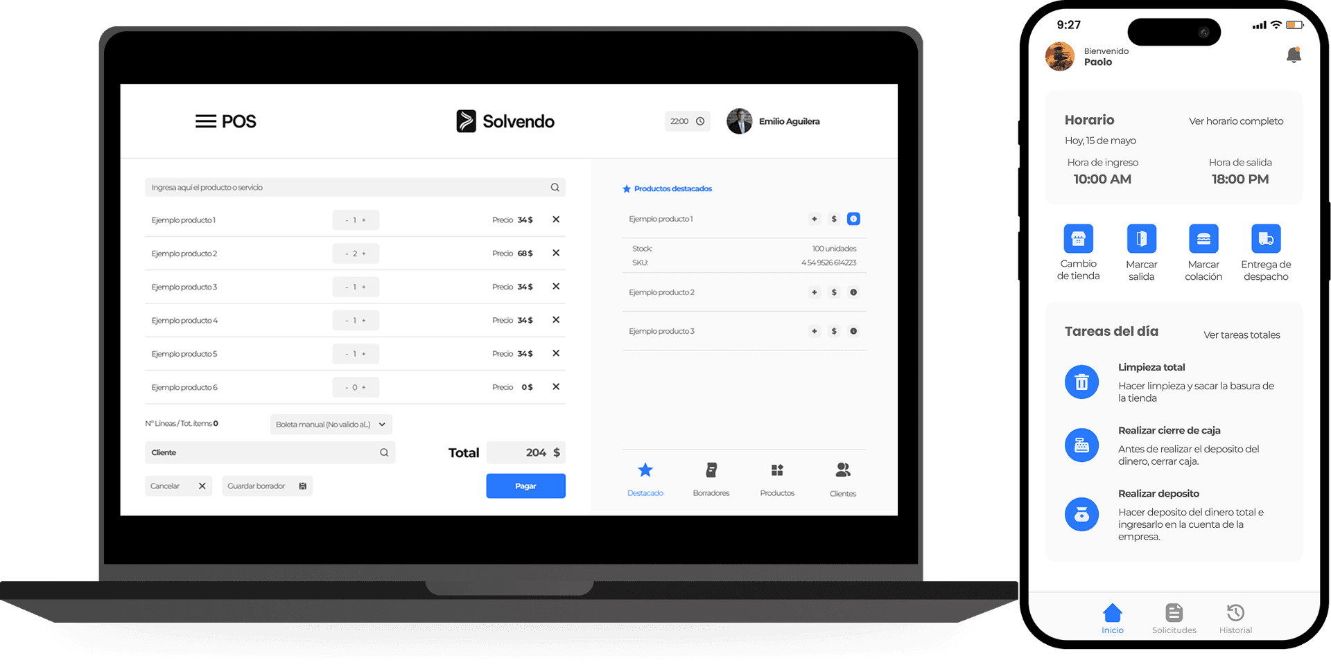 Solvendo Dashboard y Apps
