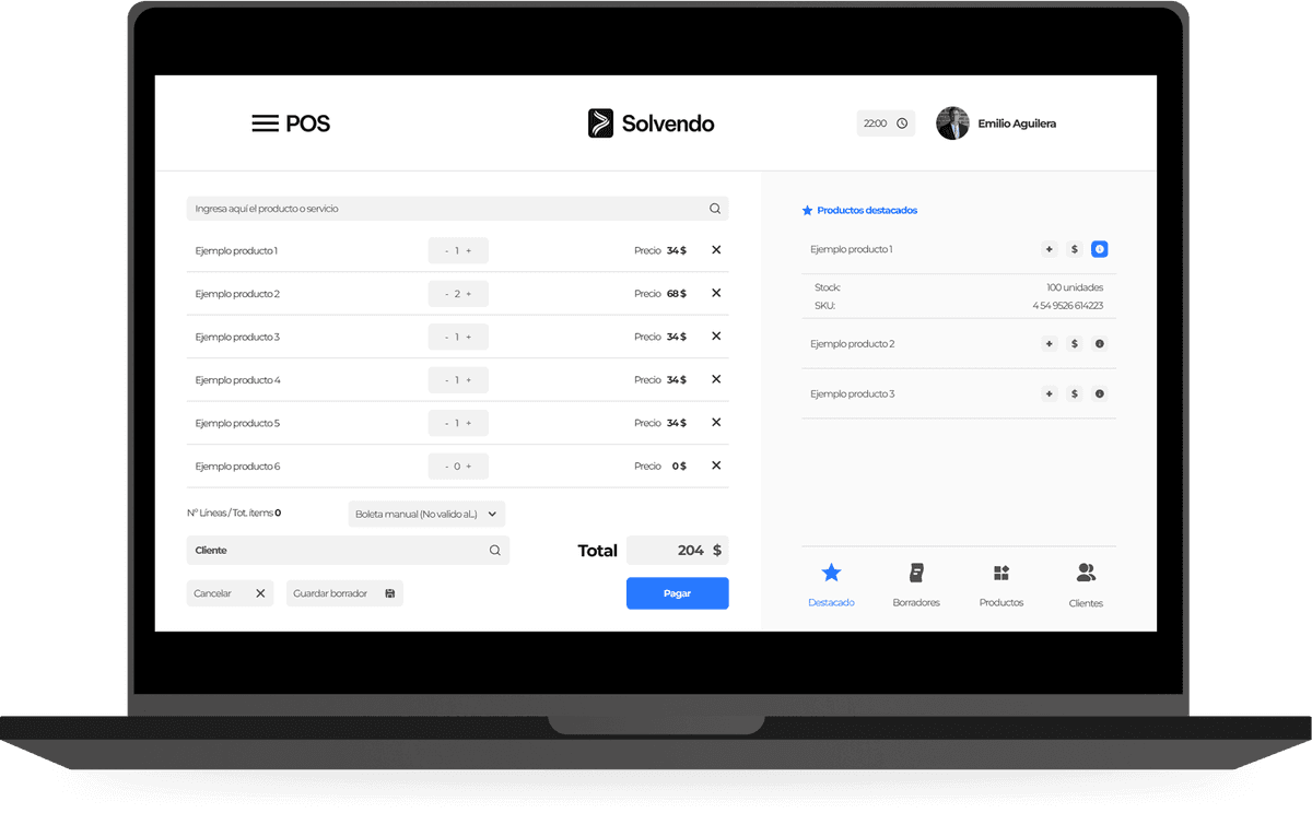 Punto de venta SOLVENDO